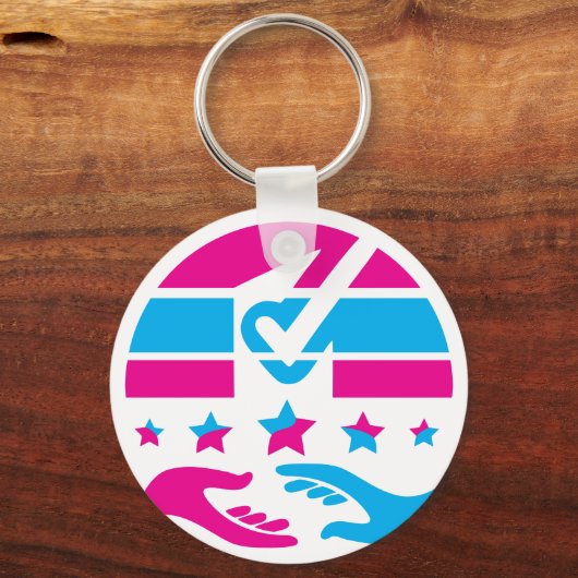 話心 キーホルダー (正面)