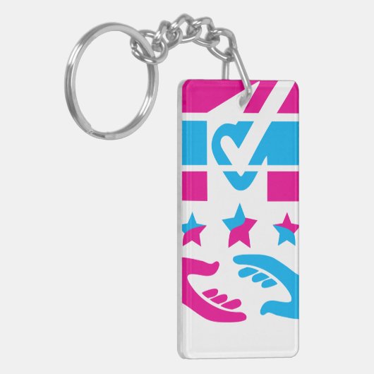 話心 キーホルダー (正面左)