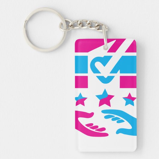 話心 キーホルダー (正面)