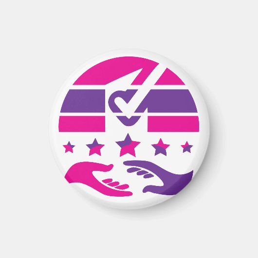 話心 マグネット (正面)