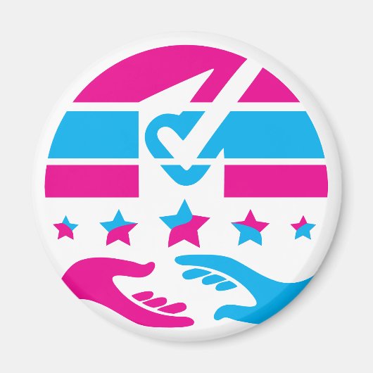 話心 マグネット (正面)