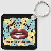 話心、投票、活動家 キーホルダー (裏面)