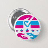 話心 缶バッジ (正面&裏面)