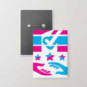 話心 缶バッジ (正面/裏面)