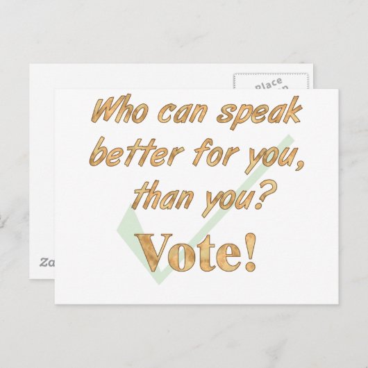 話投票 ポストカード (正面/裏面)