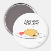 話題の天ぷらラウンドマグネット マグネット (正面/裏面)