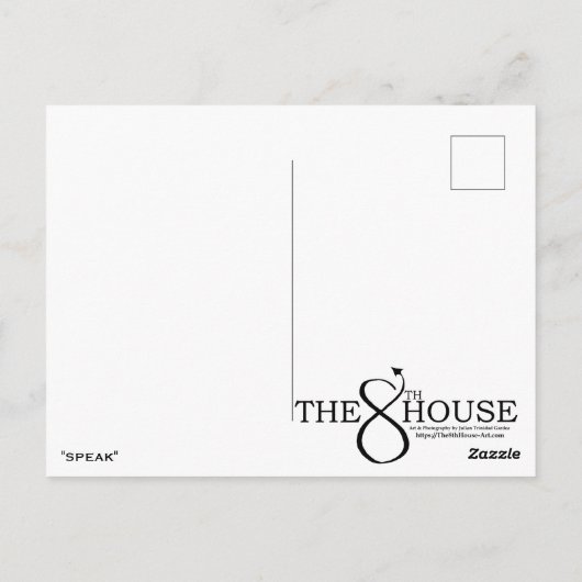 「話」 ポストカード (裏面)