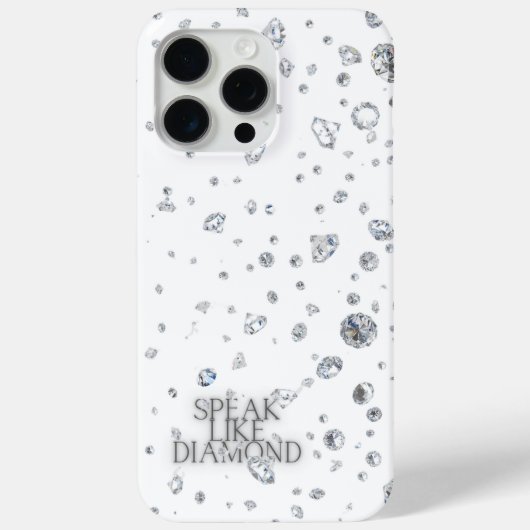 話Like Diamond iPhone 15 Pro Max Case Case-Mate iPhoneケース (裏面)