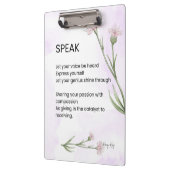 話Self Love Empowerment詩 クリップボード (左)