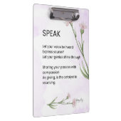 話Self Love Empowerment詩 クリップボード (右)