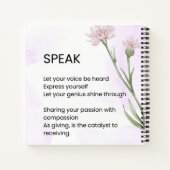 話Self Love Empowerment詩 ノートブック (裏面)