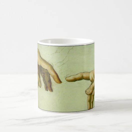 詳しいアダムの作成 コーヒーマグカップ (中央)