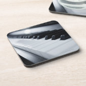 詳しいピアノ鍵 コースター (左側)