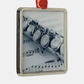 詳しいフルート メタルオーナメント (右)