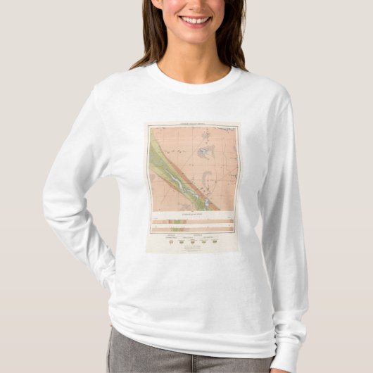 詳しい地質学シートX Tシャツ (正面)
