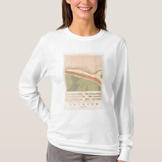 詳しい地質学シートXV Tシャツ (正面)