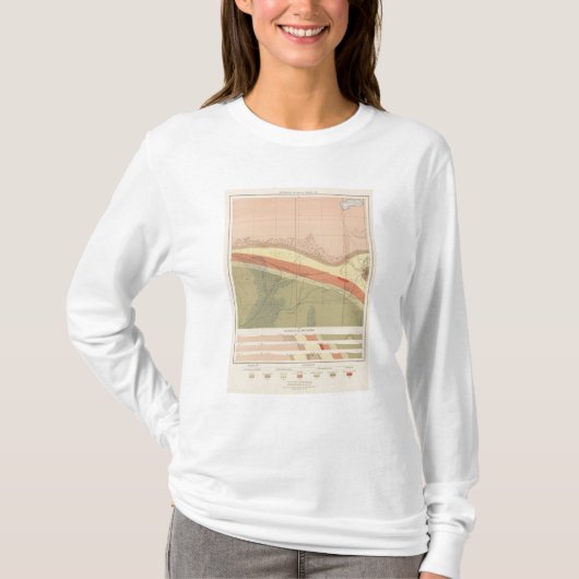詳しい地質学シートXVI Tシャツ (正面)
