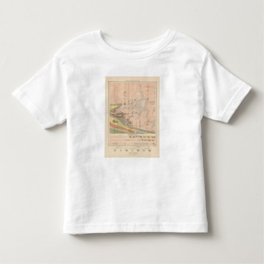 詳しい地質学シートXVIII トドラーTシャツ (正面)