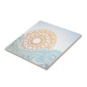 詳しいhennaの抽象芸術の日の出 タイル (側面)