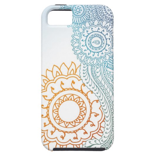 詳しいhennaの抽象芸術の日の出 Case-Mate iPhoneケース (裏面)