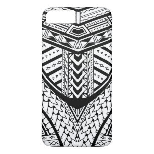 詳しいSamoan種族の入れ墨パターン iPhone 8 Plus/7 Plusケース