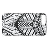 詳しいSamoan種族の入れ墨パターン Case-Mate iPhoneケース (裏面(横))