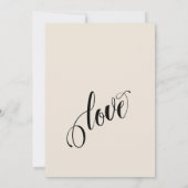 詳しくご紹介!シンプルなクリーム 招待状 (裏面)