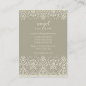 詳カスタム細なPエレガント8素晴らしビジネスカード 名刺 (裏面)