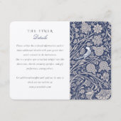 詳ビクトリアン細な愛結婚鳥の情報 エンクロージャーカード (正面)