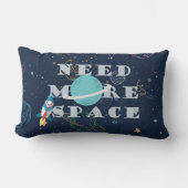 詳細おもしろい宇宙引用文銀河系テーマ ランバークッション (正面)