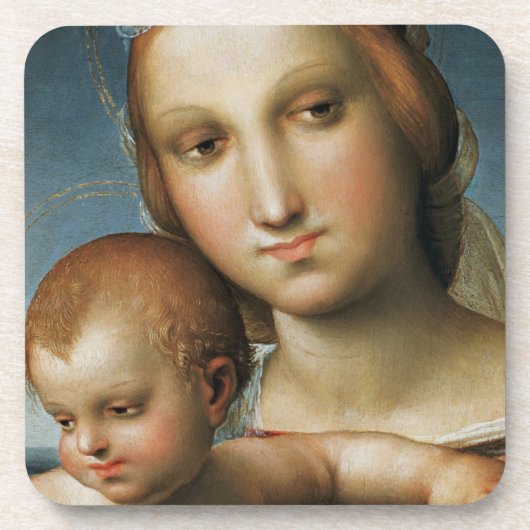 詳細からの <Virgin and Child> Raphaに帰因させる コースター (正面)