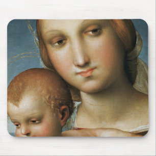 詳細からの <Virgin and Child> Raphaに帰因させる マウスパッド