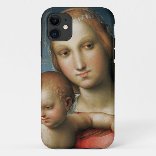 詳細からの <Virgin and Child> Raphaに帰因させる Case-Mate iPhoneケース (裏面)
