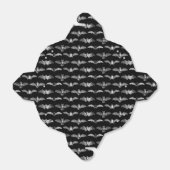 詳細こうもり種イラストパターンブラック フェイバーボックス (折り畳みなし)