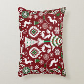 詳細すごいな北欧刺繍装飾用クッション アクセントクッション (正面(垂直))