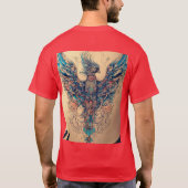 詳細で現実的な実在生活はパルセリーティ。 Tシャツ (裏面)