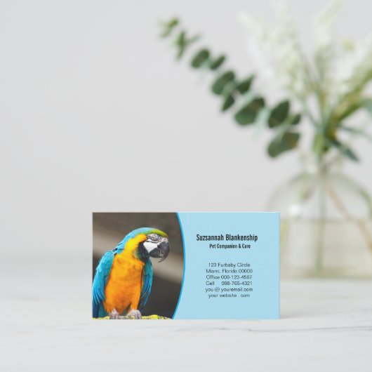 詳細とカスタムの前面 名刺 (スタンド正面)