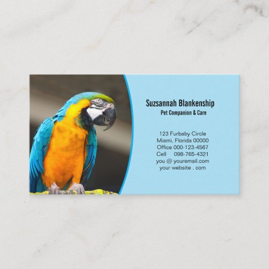 詳細とカスタムの前面 名刺 (正面)