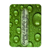 「詳細なスケジュール」モチベーション肯定フレキシ マグネット (縦)