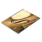 詳細なバイオリン ノートブック (左側)