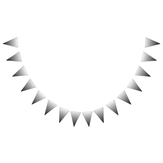 詳細なパターンcoを特徴とするモノクロ画像 バンティングフラッグ (全)