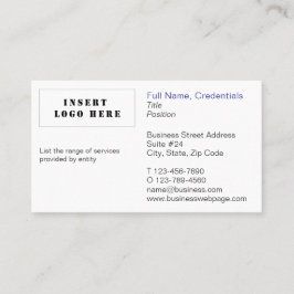 詳細なビジネス企業のと白と青 名刺