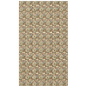 詳細なヴィンテージ父クリスマスコラージュ テーブルクロス (正面)