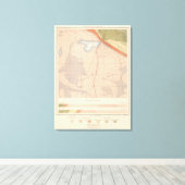 詳細な地質学シートXIII キャンバスプリント (インサイチュ (ウッドフロア))