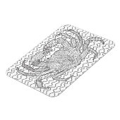 詳細な海カニの鳩 マグネット (左側)