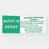 詳細な賃貸アパートメントをカスタマイズする すぐに入居可能 横断幕 (横)