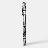 詳細な黒と白のケルト系ノット 0001 Case-Mate iPhoneケース (裏面 / 左)
