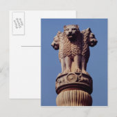 詳細のアショカピラー ポストカード (正面/裏面)