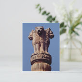 詳細のアショカピラー ポストカード (スタンド正面)