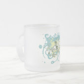 詳細のスノーボードのTシャツおよびギフト フロストグラスマグカップ (正面左)